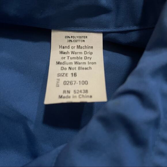 Vtg Deadstock Dolman Sleeve Pocket Elastic Back Utility Midi Dress 16P - Picture 5 of 8